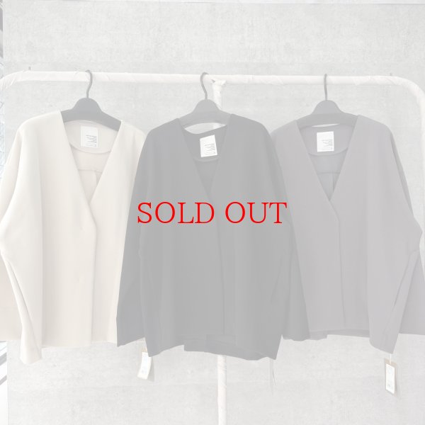 画像2: ●生産枠限り●期間限定掲載●【9/29 LIVEご紹介アイテム】ノーカラードルマンジャケット (2)