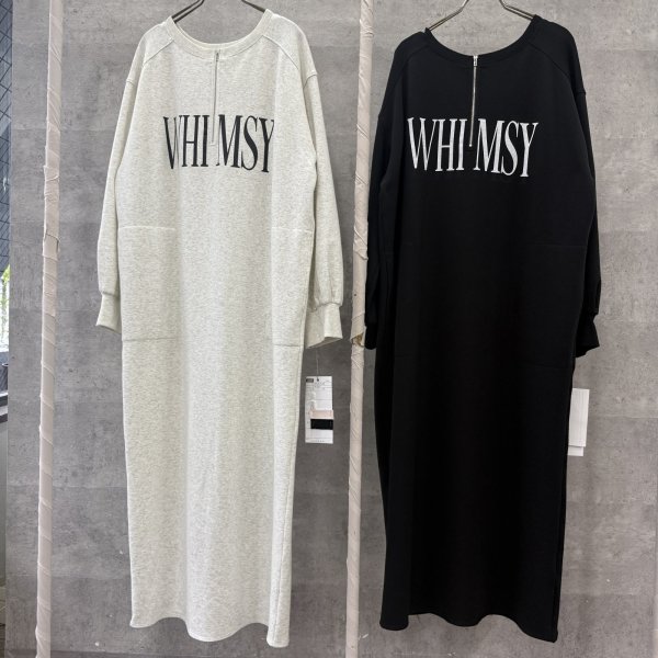 画像4: ●【11/14 LIVEアイテム】裏毛布ロゴスエットワンピ (4)