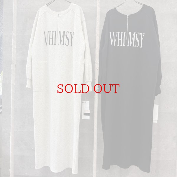 画像1: ●生産枠限り●期間限定掲載●【9/29 LIVEご紹介アイテム】裏毛布ロゴスエットワンピ（予約/11） (1)