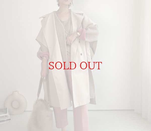 画像7: ◎SPECIAL PRICE◎期間限定●特別プライス●在庫限り●【10/2 LIVEご紹介アイテム】Wフェイス配色ウールカーデジャケット (7)