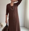 画像1: ●前後着用可能【10/2 LIVEご紹介アイテム】2WAYロングカーデワンピ (1)