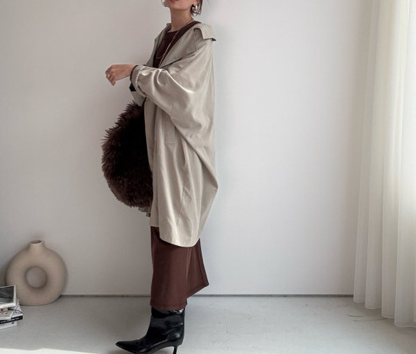 画像11: ●前後着用可能【10/2 LIVEご紹介アイテム】2WAYロングカーデワンピ (11)