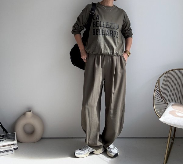 画像5: 【10/6 LIVEご紹介アイテム】インしないでいい丈◎ドロストコード付ロゴT (5)