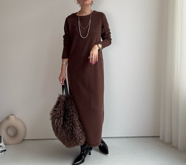 画像9: ●前後着用可能【10/2 LIVEご紹介アイテム】2WAYロングカーデワンピ (9)