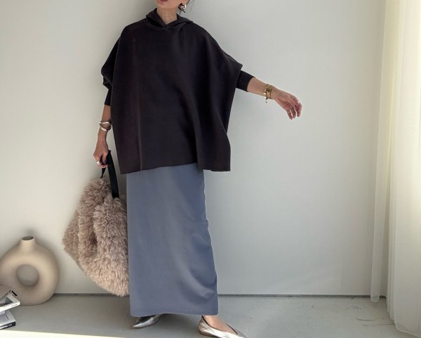 画像3: ●形が可愛いゆったりシルエット【10/14 LIVEアイテム】オーバーシルエットドルマンニットフーディ (3)