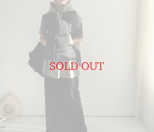 画像12: ●在庫限り●期間限定掲載●【10/14 LIVEご紹介アイテム】異素材ドッキングボンディングダウンベスト（メーカー確認後お取り寄せ） (12)