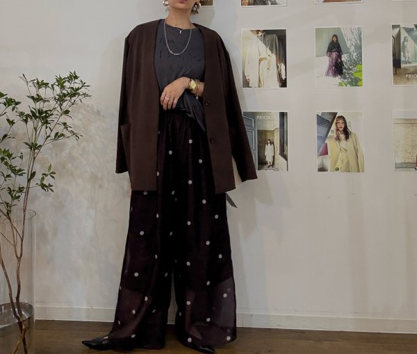 画像2: ●メーカー在庫限り●【3/31 LIVEアイテム】ドットシアーパンツ (2)