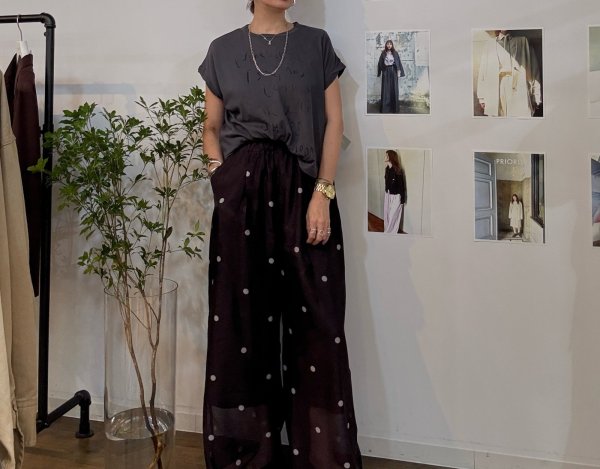 画像4: ●メーカー在庫限り●【3/31 LIVEアイテム】ドットシアーパンツ (4)