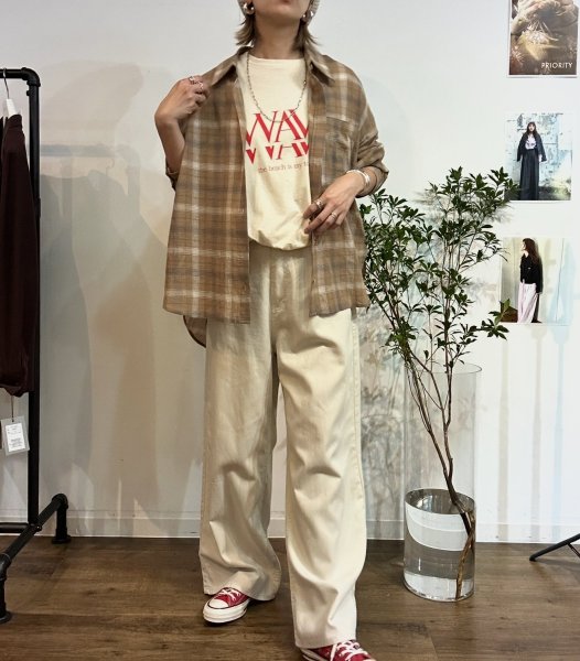 画像1: ●期間限定●ご予約10倍ポイント対象●【10/20 LIVEアイテム】チノライクテンセルパンツ（予約/2） (1)