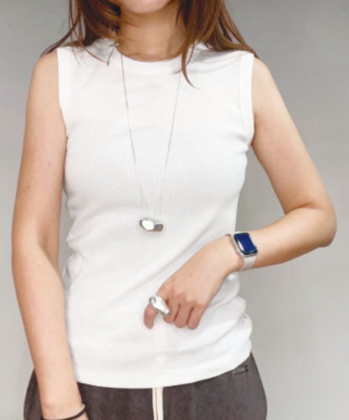 画像2: ●メーカー在庫限り●【3/31 LIVEアイテム】ベーシックリブタンク (2)