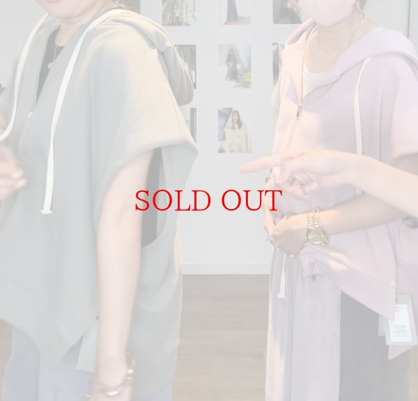 画像8: ●メーカー在庫限り●【3/31 LIVEアイテム】ショルダーデザインジップフーディ (8)