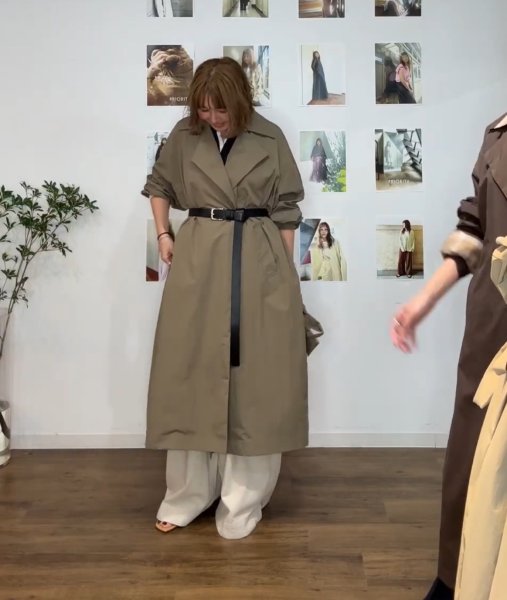 画像11: ●メーカー在庫限り●【3/31 LIVEアイテム】撥水トレンチライクコート (11)