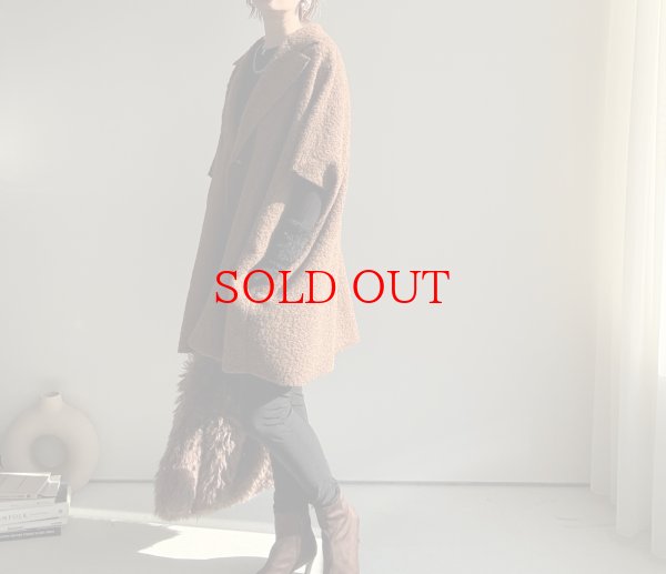 画像7: ●リバーシブル!!【10/23 LIVEアイテム】リバーシブルボアポンチョコート (7)