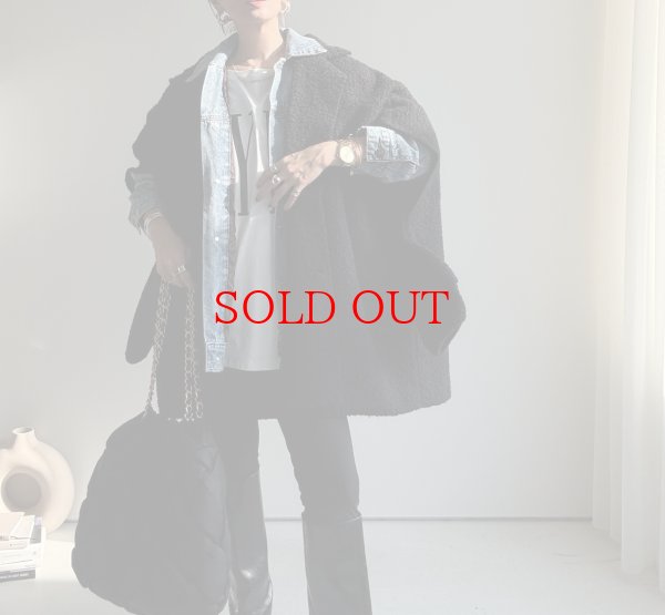 画像8: ●リバーシブル!!【10/23 LIVEアイテム】リバーシブルボアポンチョコート (8)