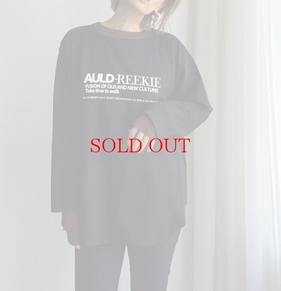 画像3: ●とっても着やすいポンチ素材ロンＴ【10/23 LIVEアイテム】もっちり着心地◎AULDロゴロンＴ (3)