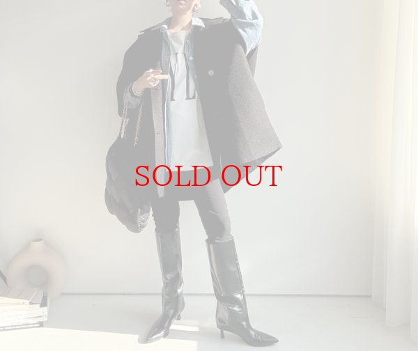 画像9: ●リバーシブル!!【10/23 LIVEアイテム】リバーシブルボアポンチョコート (9)