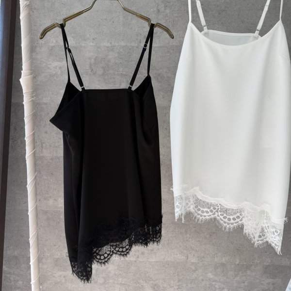 画像1: ●期間限定●ご予約10倍ポイント対象●【10/27 LIVEアイテム】レイヤードレースキャミ(予約/2) (1)