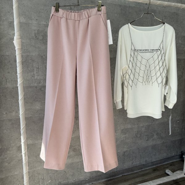 画像1: ●期間限定●ご予約5倍ポイント対象●【10/27 LIVEアイテム】美シルエット!!ベーシックワイドパンツ(予約/1-2) (1)