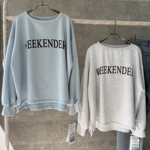 画像1: ●期間限定●ご予約5倍ポイント対象●【10/27 LIVEアイテム】ふんわり素材のゆるっとオーバーロゴスエット(予約/1-2) (1)