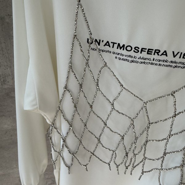 画像2: ●期間限定●ご予約10倍ポイント対象●【10/27 LIVEアイテム】2WAYビーズビスチェ(予約/2) (2)