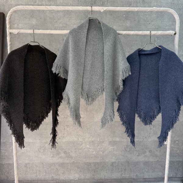 画像1: ●期間限定●ご予約5倍ポイント対象●【10/27 LIVEアイテム】三角フリンジストール(予約/11-12) (1)