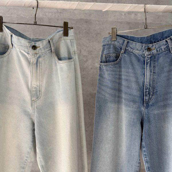 画像2: ●期間限定●ご予約10倍ポイント対象●【10/27 LIVEアイテム】ルーズシルエットが可愛い●ルーズシルエットボーイズデニム(予約/2) (2)