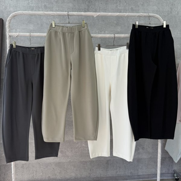 画像1: ●期間限定●ご予約5倍ポイント対象●【10/27 LIVEアイテム】裏起毛タックボリュームパンツ(予約/12) (1)