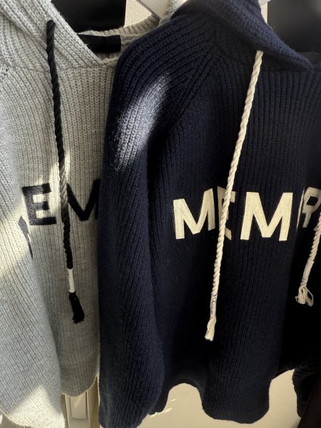 画像3: ●期間限定●ご予約5倍ポイント対象●【10/30 LIVEアイテム】ワッペンロゴニットフーディ(予約/12) (3)