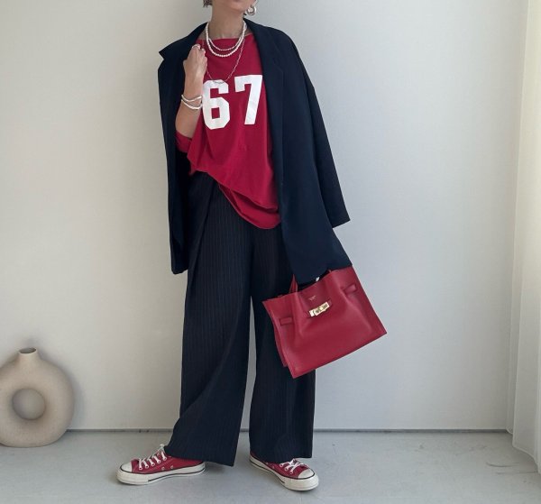 画像2: ●期間限定●数量限定●ご予約5倍ポイント対象●【11/7 LIVEご紹介アイテム】2WAYドルマンロンT（ロゴTYPE）（予約/2-3） (2)