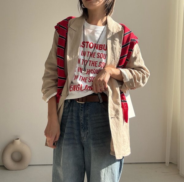 画像6: ●期間限定●数量限定●ご予約5倍ポイント対象●【11/7 LIVEご紹介アイテム】ハーフスリーブロゴT（予約/2-3） (6)