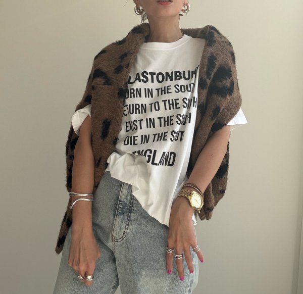 画像9: ●大人気！再々再々再生産決定‼︎●数量限定●【11/7 LIVEご紹介アイテム】前後2WAYレオパードシャギーニットカーディガン（予約/1-2） (9)