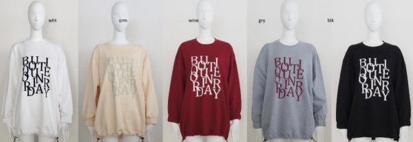 画像8: ●期間限定●数量限定●ご予約5倍ポイント対象●【11/7 LIVEご紹介アイテム】ランダムロゴオーバースエット（予約/1-2） (8)