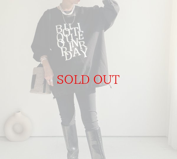 画像3: ●期間限定●数量限定●【11/7 LIVEご紹介アイテム】ランダムロゴオーバースエット（予約/1-2） (3)