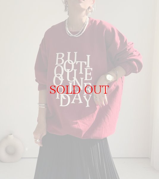 画像1: ●期間限定●数量限定●【11/7 LIVEご紹介アイテム】ランダムロゴオーバースエット（予約/1-2） (1)