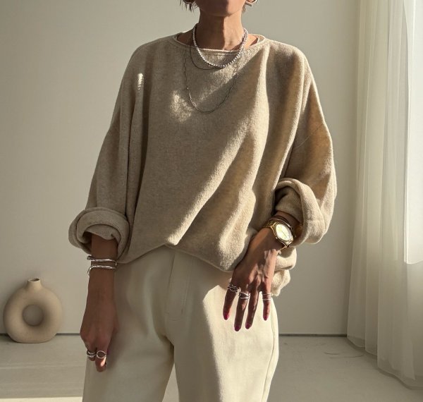 画像11: ●高品質◎Yamagata Knit●【11/9LIVEアイテム】Yamagataクルーネックニット (11)