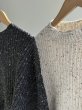 画像2: ●ぽつぽつ素材が可愛い【11/9 LIVEアイテム】ミックスカラーフリンジショートニット (2)