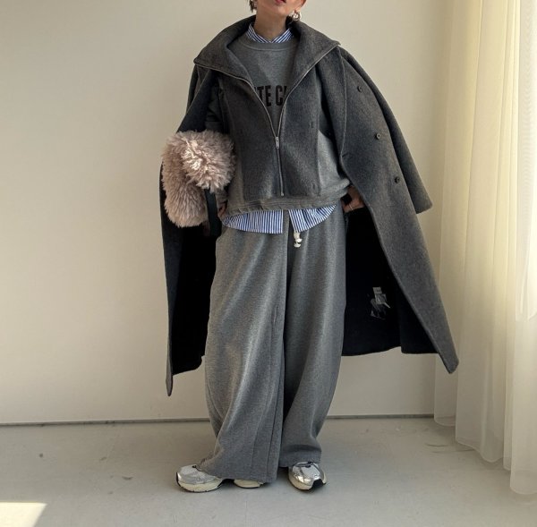 画像10: ●数量限定●裏毛布シリーズ●【11/11 LIVEアイテム】裏毛布カーブパンツ (10)