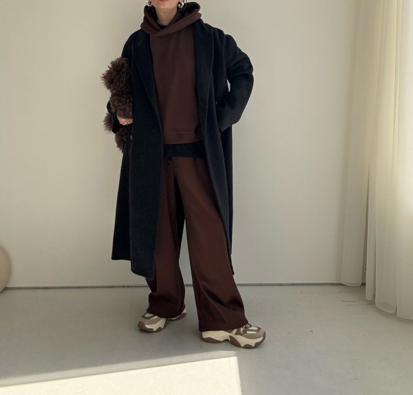 画像8: ●数量限定●裏毛布シリーズ●【11/11 LIVEアイテム】裏毛布カーブパンツ (8)