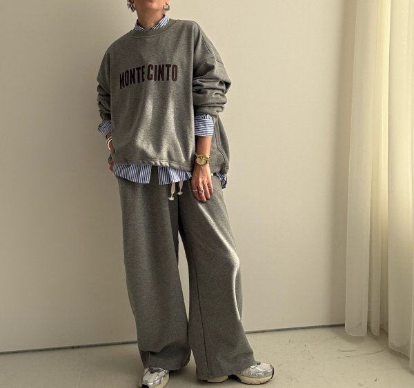 画像9: ●数量限定●裏毛布シリーズ●【11/11 LIVEアイテム】裏毛布カーブパンツ (9)