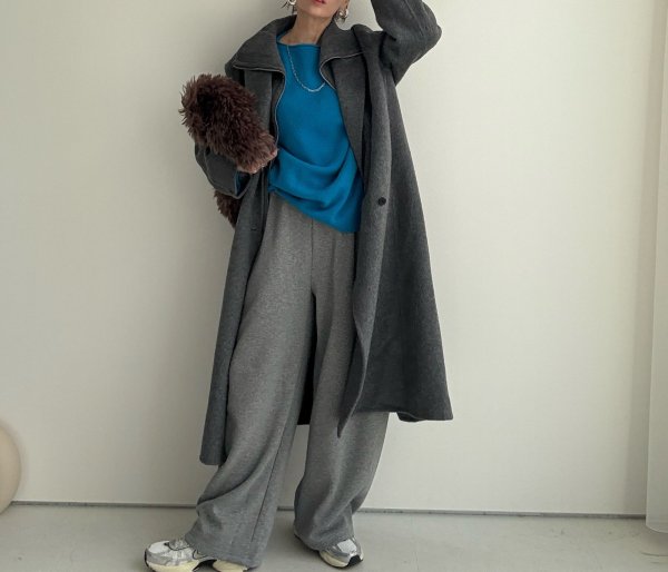 画像3: ●数量限定●裏毛布シリーズ●【11/11 LIVEアイテム】裏毛布カーブパンツ (3)