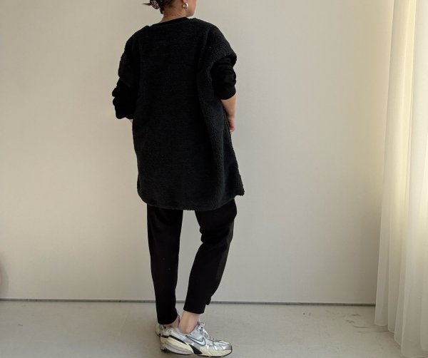 画像11: ●アウターにあわせても◎【11/14 LIVEアイテム】フレンチスリーブボアベスト (11)