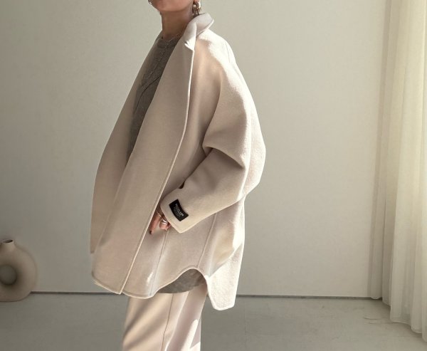 画像10: ●アウターフェア【11/18 LIVEアイテム】ドルマンオーバーウールコート (10)