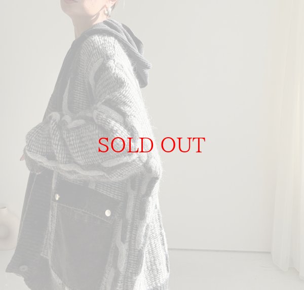 画像5: ●期間限定●【11/24 LIVEアイテム】デニムポケットミックスカラーニットカーデ（予約/1） (5)