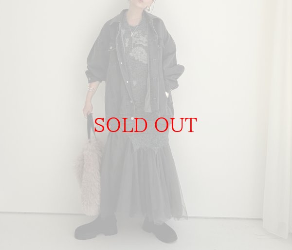 画像17: ●期間限定●【11/24 LIVEアイテム】ドッキングニット×チュールワンピ（予約/1） (17)