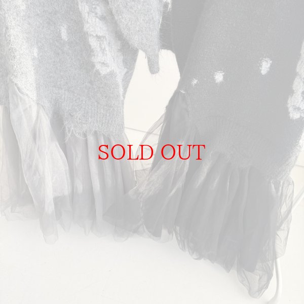 画像7: ●期間限定●【11/24 LIVEアイテム】ドッキングニット×チュールワンピ（予約/1） (7)