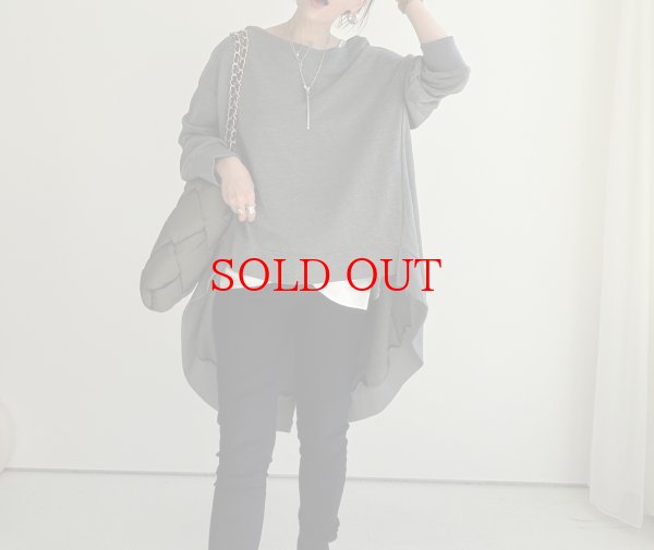 画像2: ●期間限定●【11/24 LIVEアイテム】前後差ロングトップス（予約/1） (2)