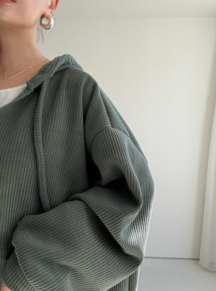 画像9: ●期間限定●【11/24 LIVEアイテム】太コーデュロイオーバーフーディ（メーカー確認後取り寄せ） (9)