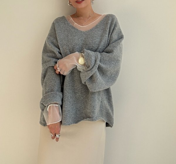 画像12: ●期間限定●【11/24 LIVEアイテム】シアードッキングトップス（予約/1） (12)