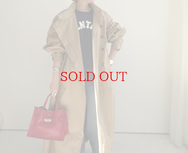 画像2: ●期間限定●【11/24 LIVEアイテム】立体スリーブロングトレンチ（予約/3） (2)