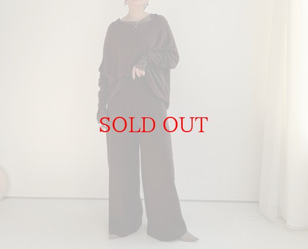 画像2: ●期間限定●【11/24 LIVEアイテム】ハンサムシルエットストレッチ起毛パンツ（予約/1） (2)